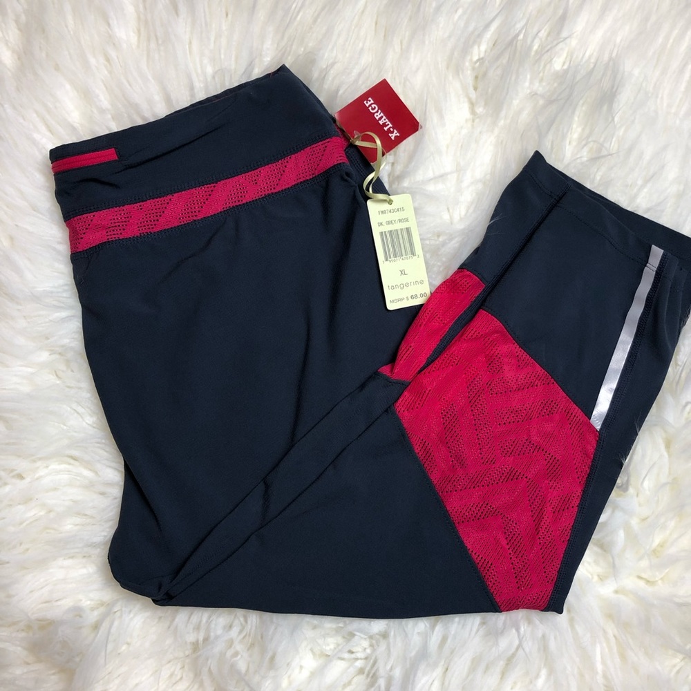 Tangerine athletic leggings
